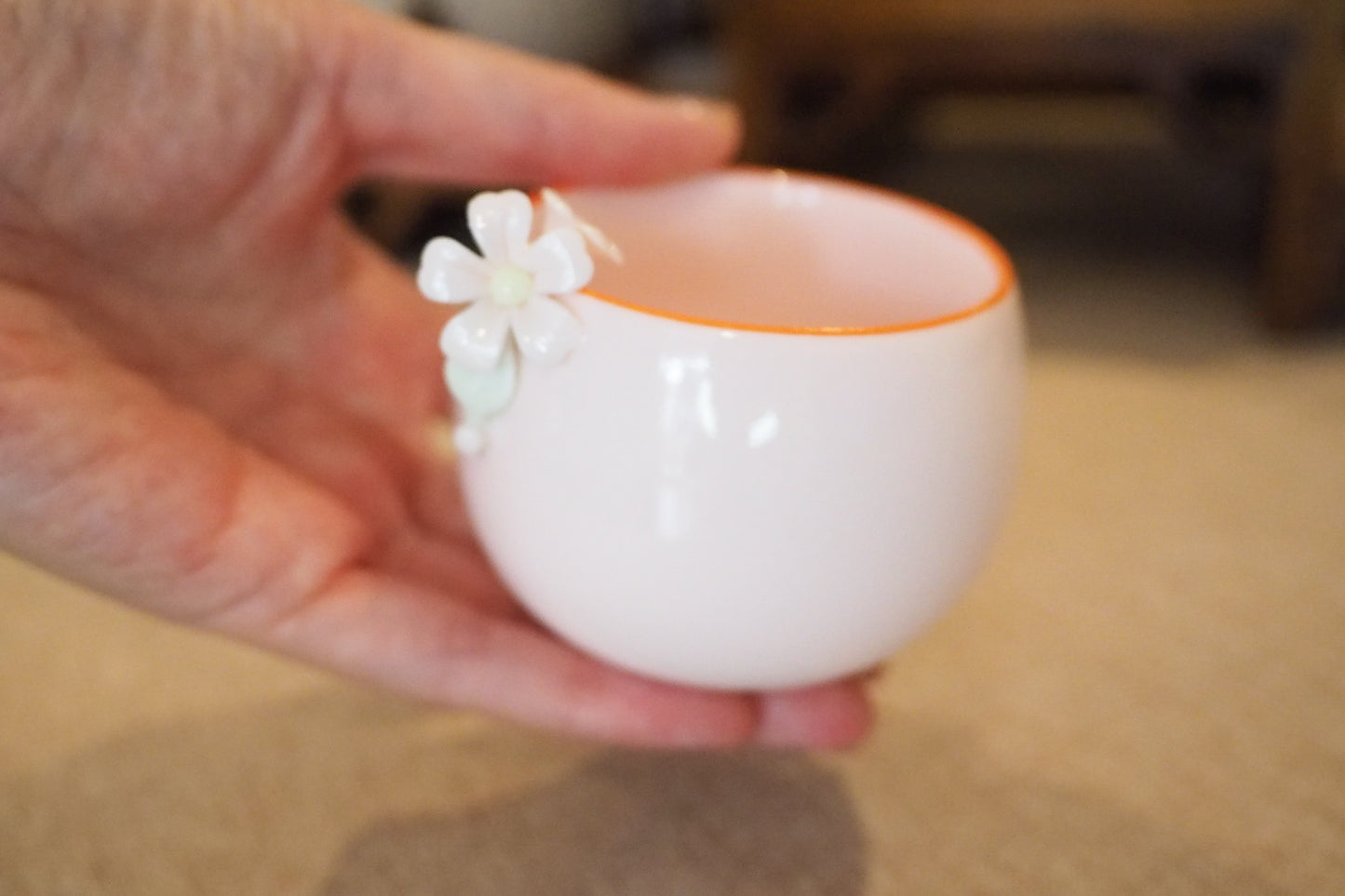 Teacup (flower-shaped tea cup)