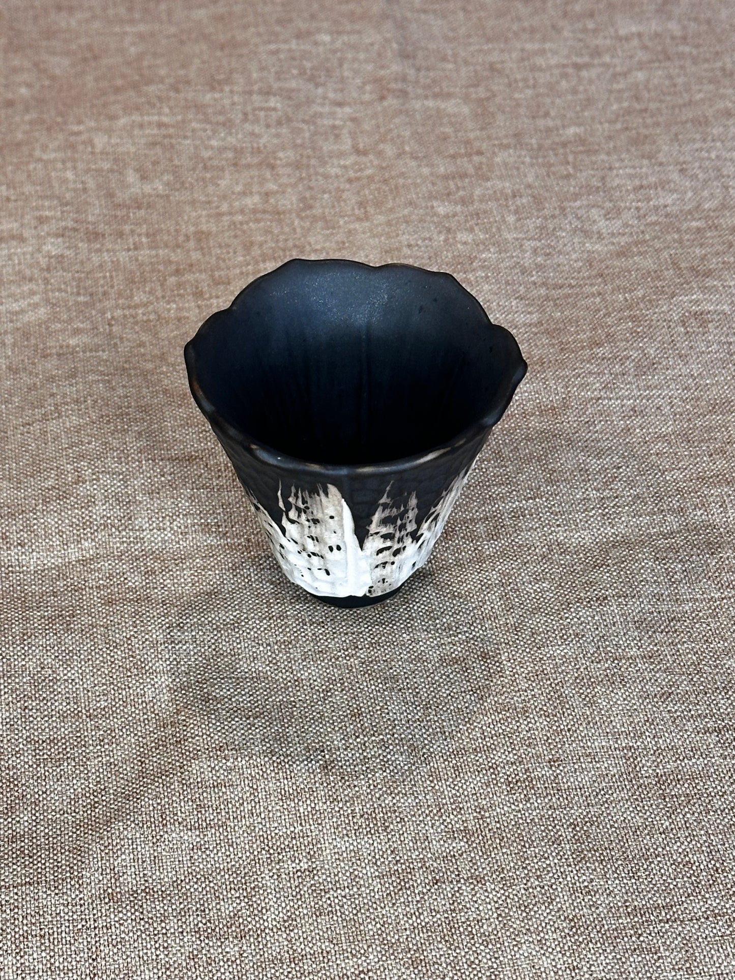 Teacup (black clay tea cup)