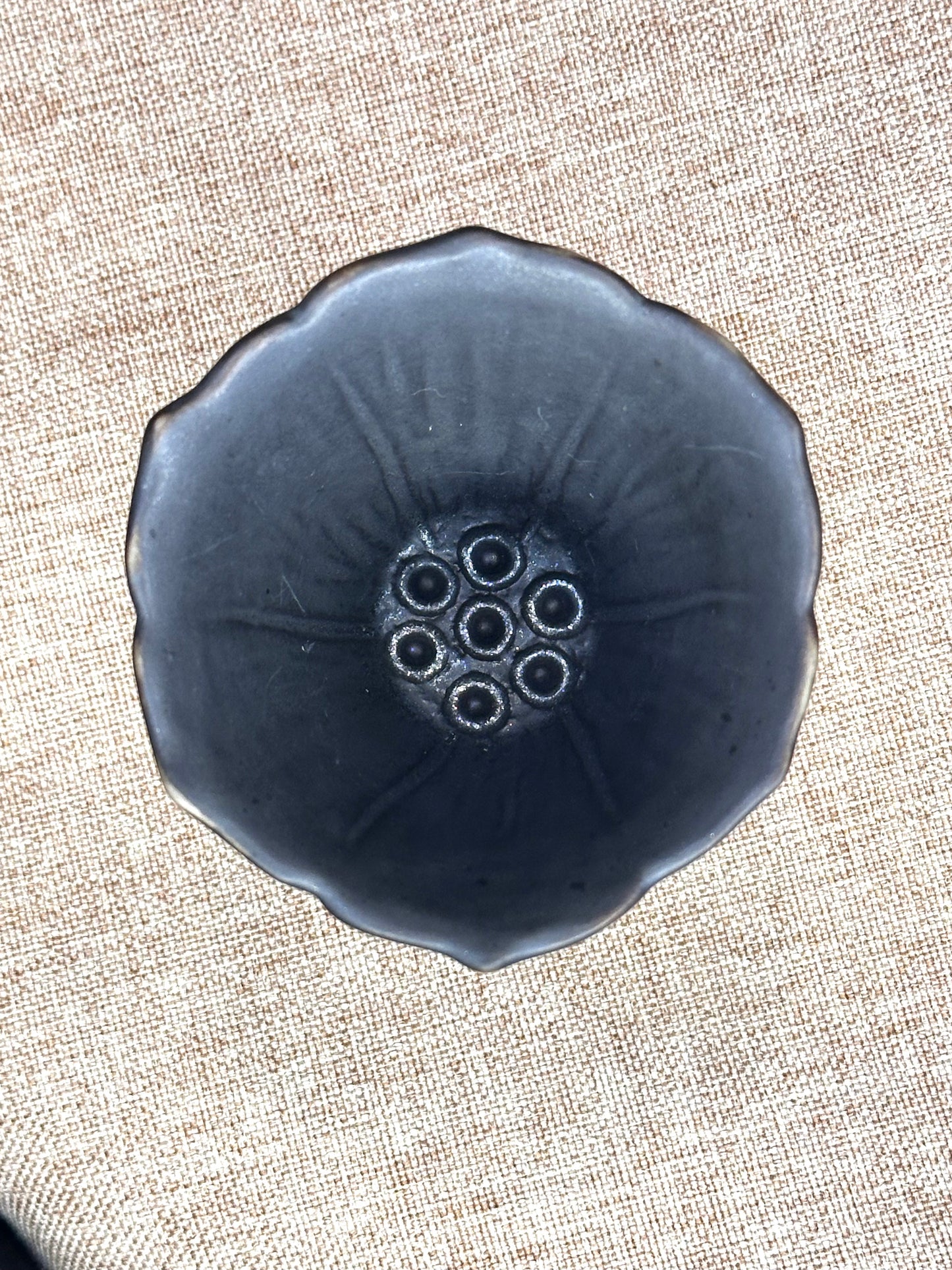 Teacup (black clay tea cup)