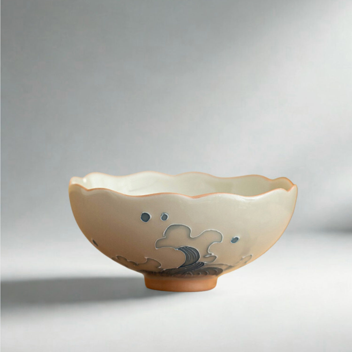 Pair of Wide Rim Teacups