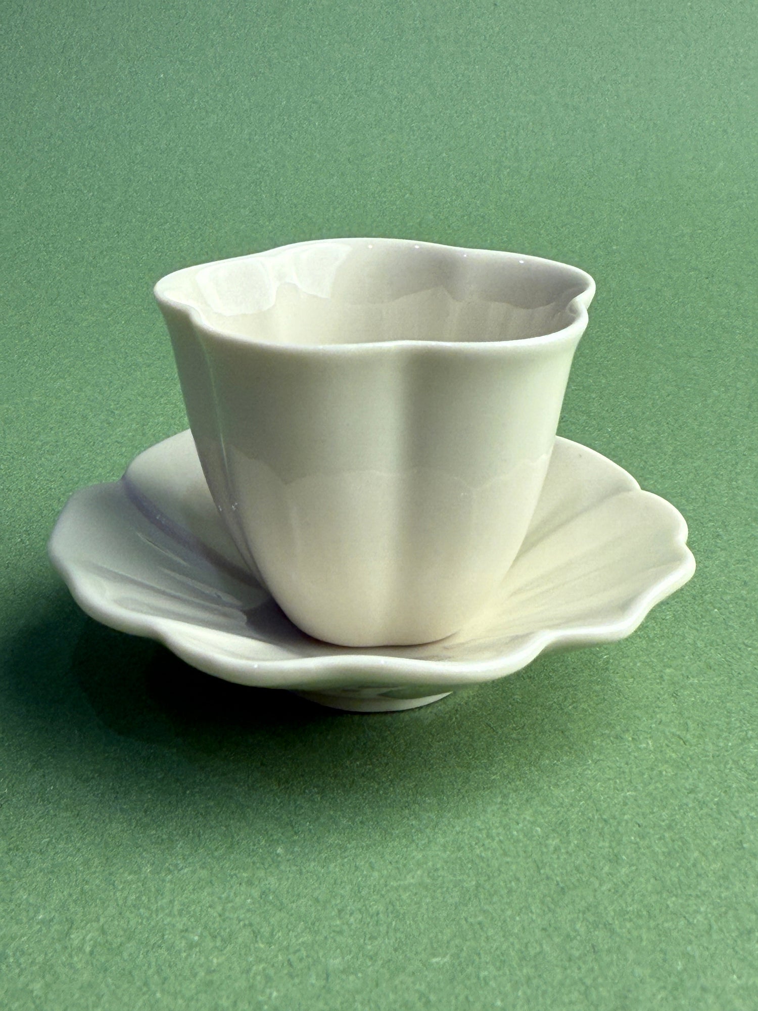 Plant Ash · Floral Tea Cup + Saucer Set - Moonlight Friday