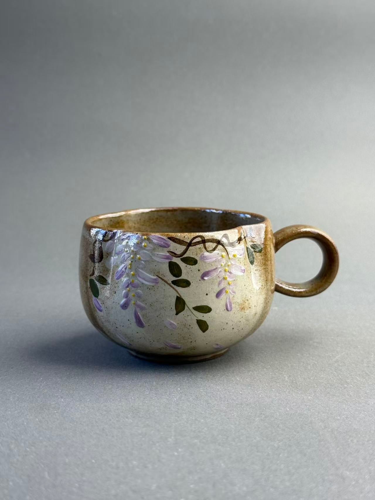 Raw Ore Clay Wisteria Coffee Cup - Moonlight Friday