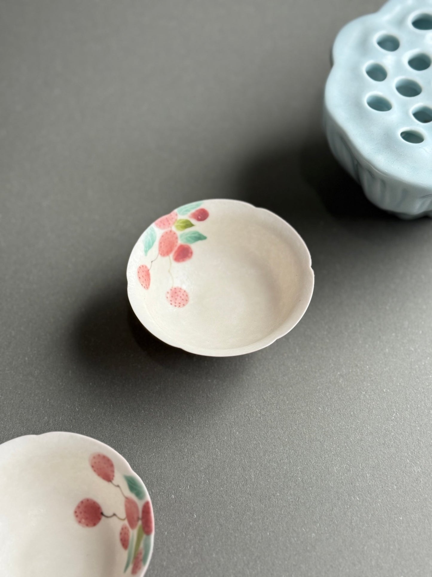 Dehua Ceramic Litchi Half - Moon Cup 50ml Handmade Porcelain Capital - Moonlight Friday