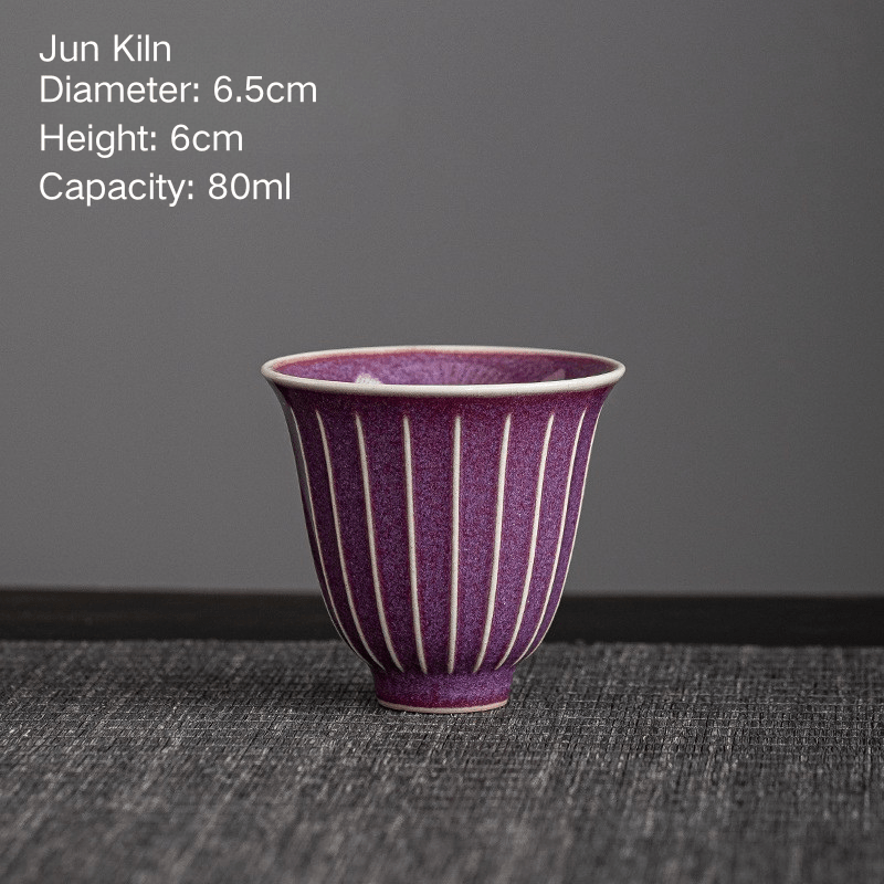 Five Great Kilns Handle-Pot Teaset Gift Hamper Set, Ru / Jun / Ge / Guan / Ding Kiln,Ideal Corporate Gift for Christmas, Birthday, Housewarming, or Business Occasions - Moonlight Friday