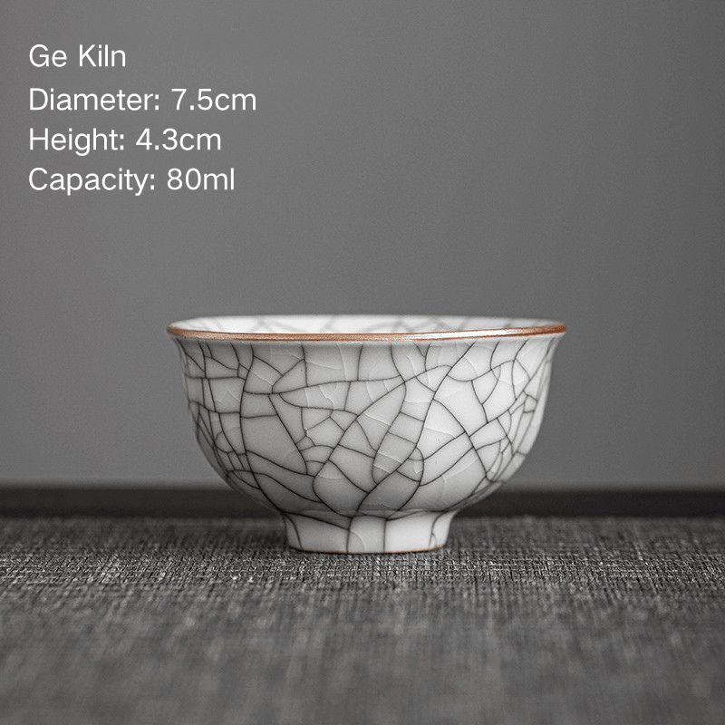 Five Great Kilns Handle-Pot Teaset Gift Hamper Set, Ru / Jun / Ge / Guan / Ding Kiln,Ideal Corporate Gift for Christmas, Birthday, Housewarming, or Business Occasions - Moonlight Friday
