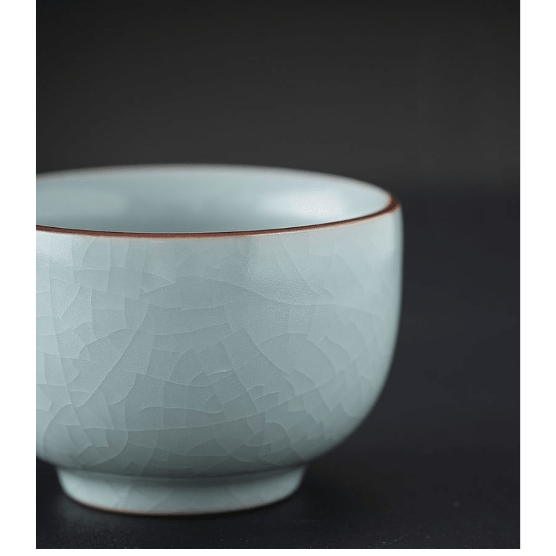 Five Great Kilns Master Teacup Set, Ru / Jun / Ge / Guan / Ding Kiln,Ideal Corporate Gift for Christmas, Birthday, Housewarming, or Business Occasions - Moonlight Friday