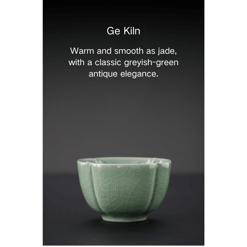Five Great Kilns Master Teacup Set, Ru / Jun / Ge / Guan / Ding Kiln,Ideal Corporate Gift for Christmas, Birthday, Housewarming, or Business Occasions - Moonlight Friday