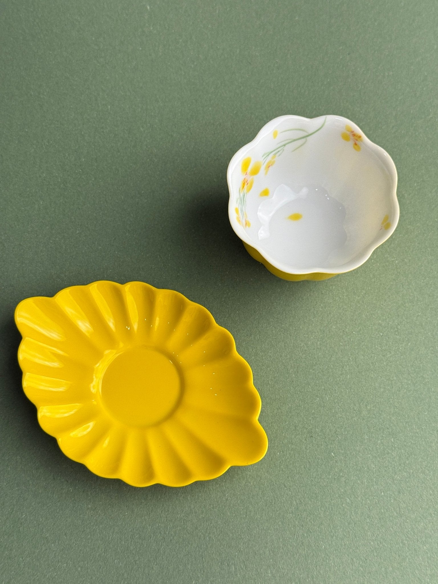 Handmade Ceramic Flower Tea Cup - Dehua, Porcelain Capital - Unique Design - 60 ml Capacity - Moonlight Friday