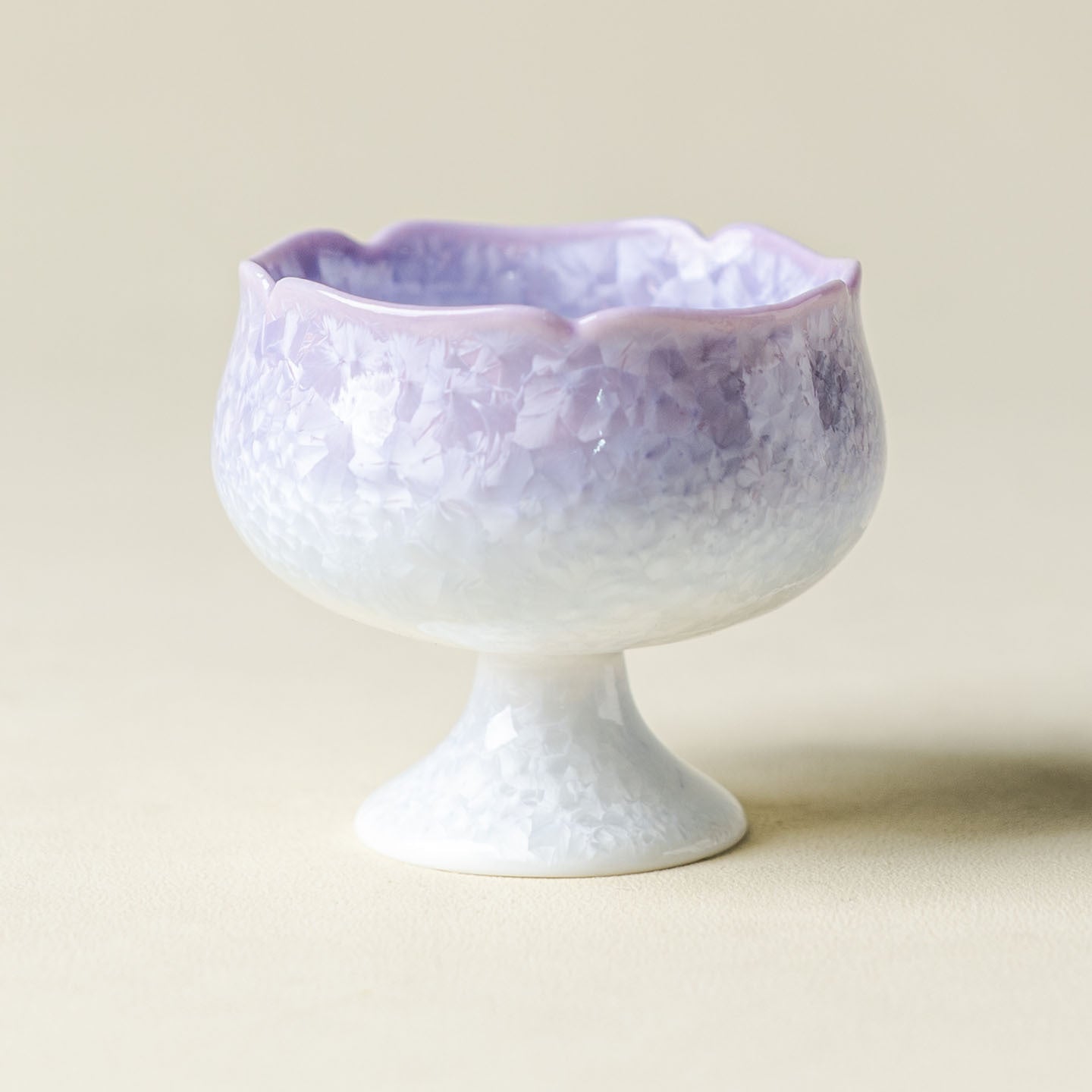 Kiln - Transformed Crystal Glaze Rose Cup - Moonlight Friday