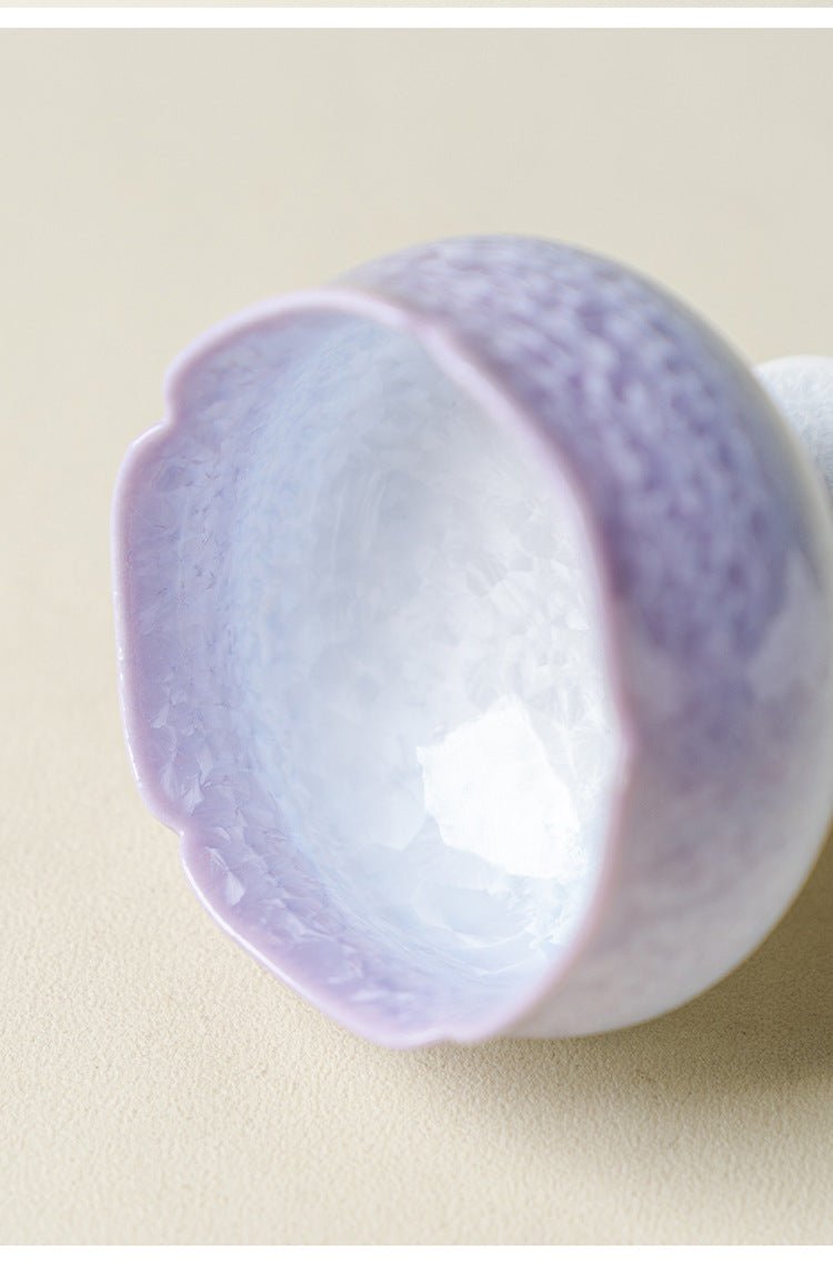 Kiln - Transformed Crystal Glaze Rose Cup - Moonlight Friday