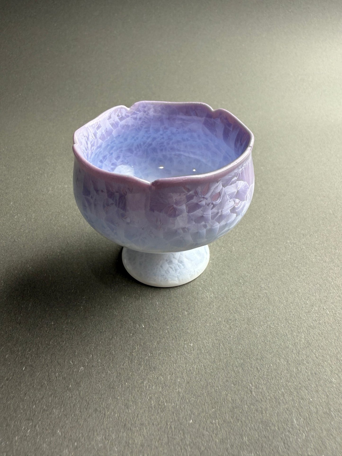 Kiln - Transformed Crystal Glaze Rose Cup - Moonlight Friday