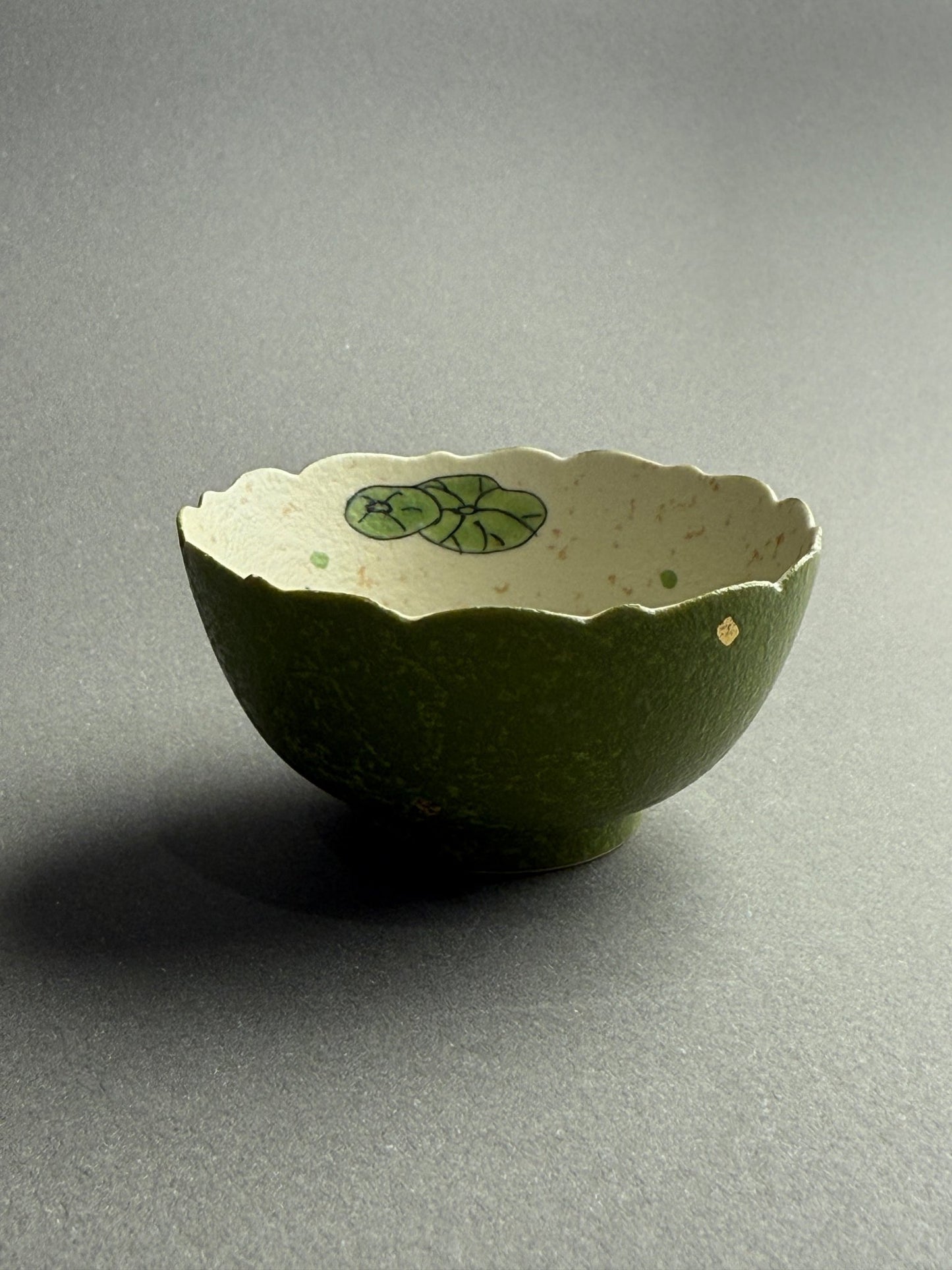 Lotus Pond Green Tea Cup & Tray Set - Moonlight Friday