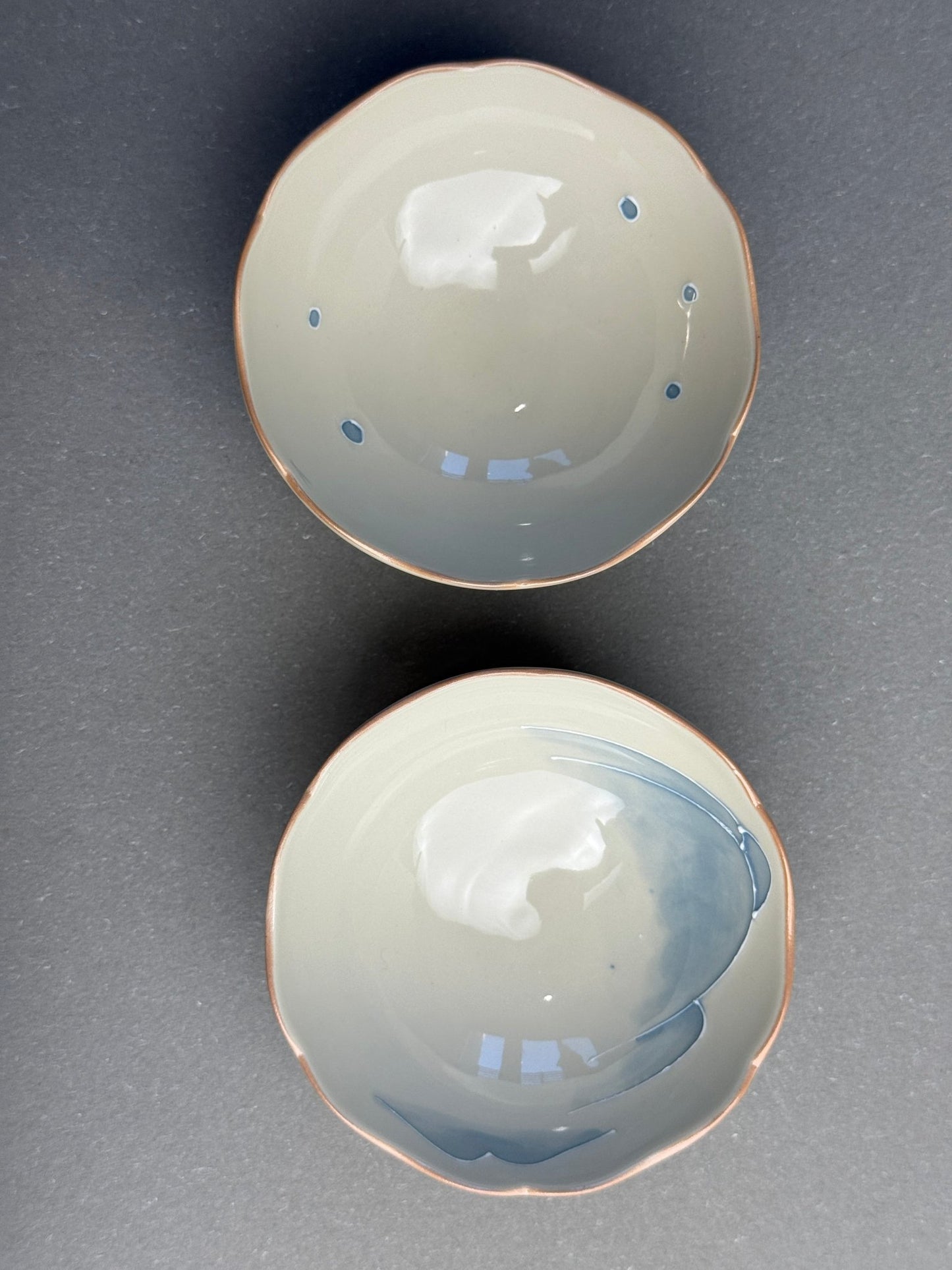 Mountains and Seas Hand - painted pair cups - Wide Rim Cup - Moonlight Friday