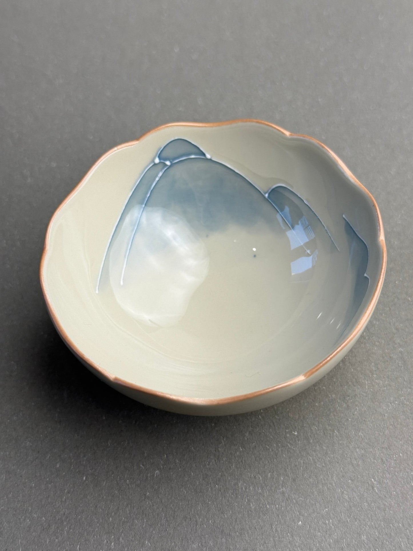 Mountains and Seas Hand - painted pair cups - Wide Rim Cup - Moonlight Friday