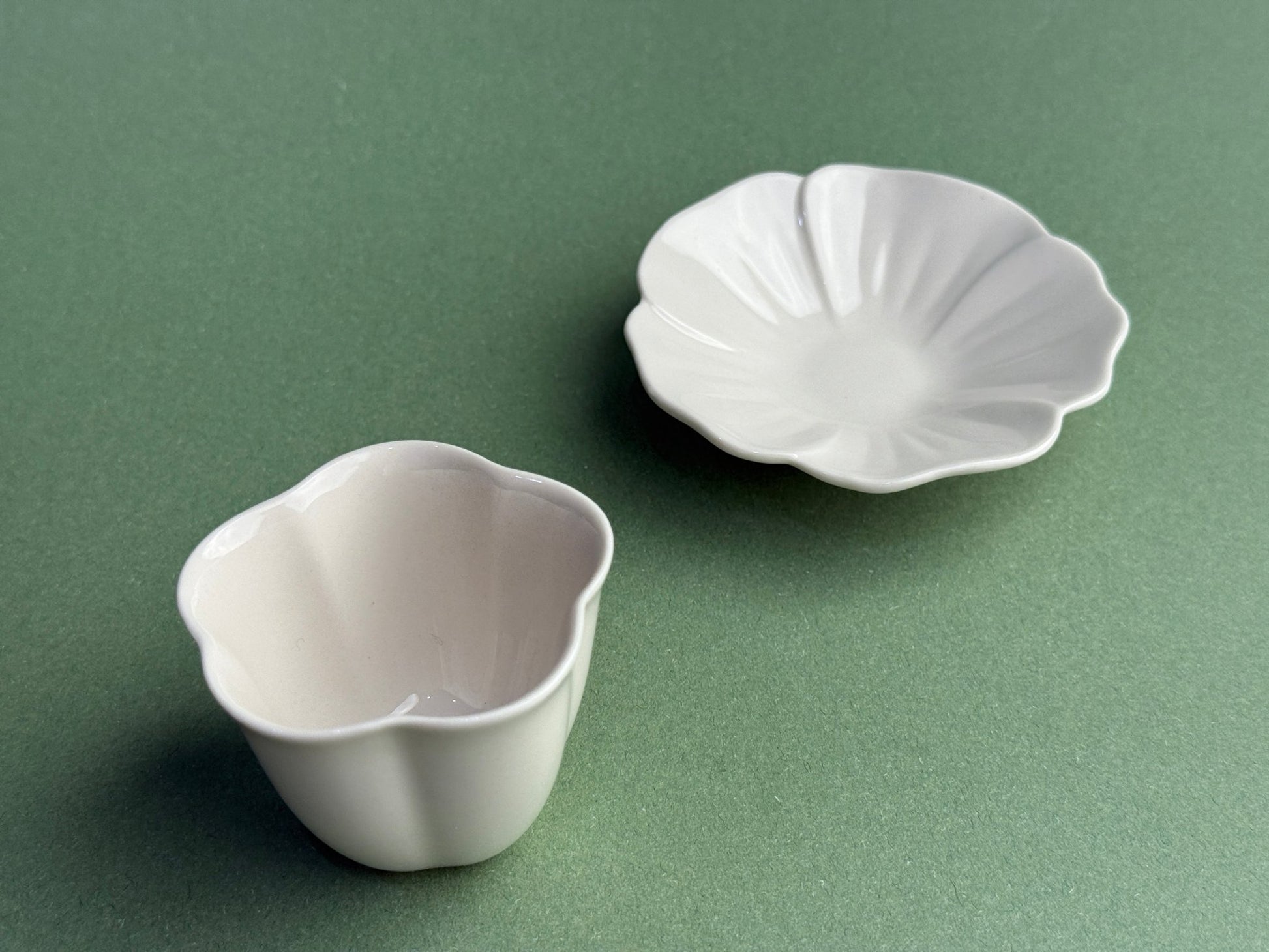 Plant Ash · Floral Tea Cup + Saucer Set - Moonlight Friday