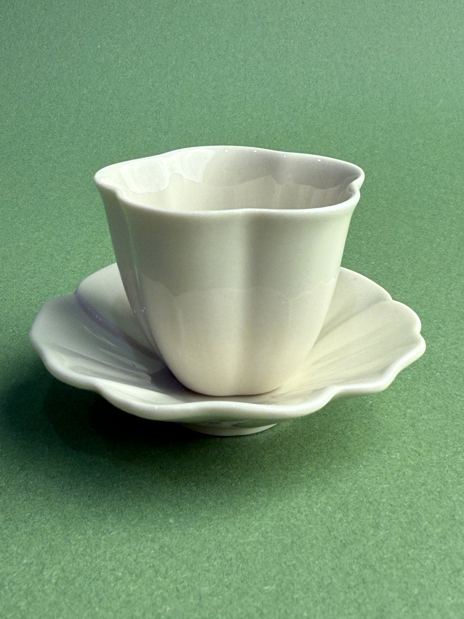 Plant Ash · Floral Tea Cup + Saucer Set - Moonlight Friday