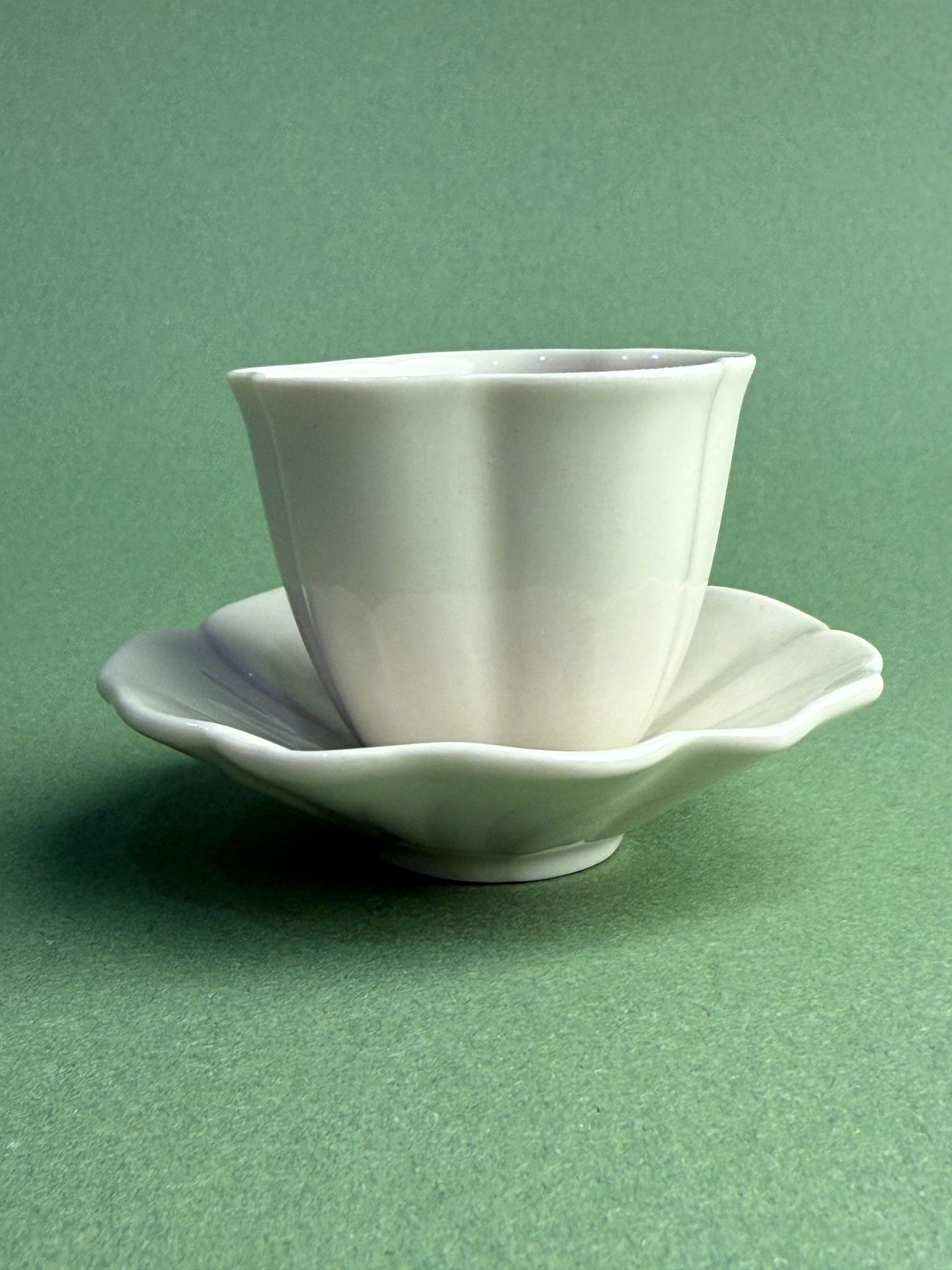 Plant Ash · Floral Tea Cup + Saucer Set - Moonlight Friday