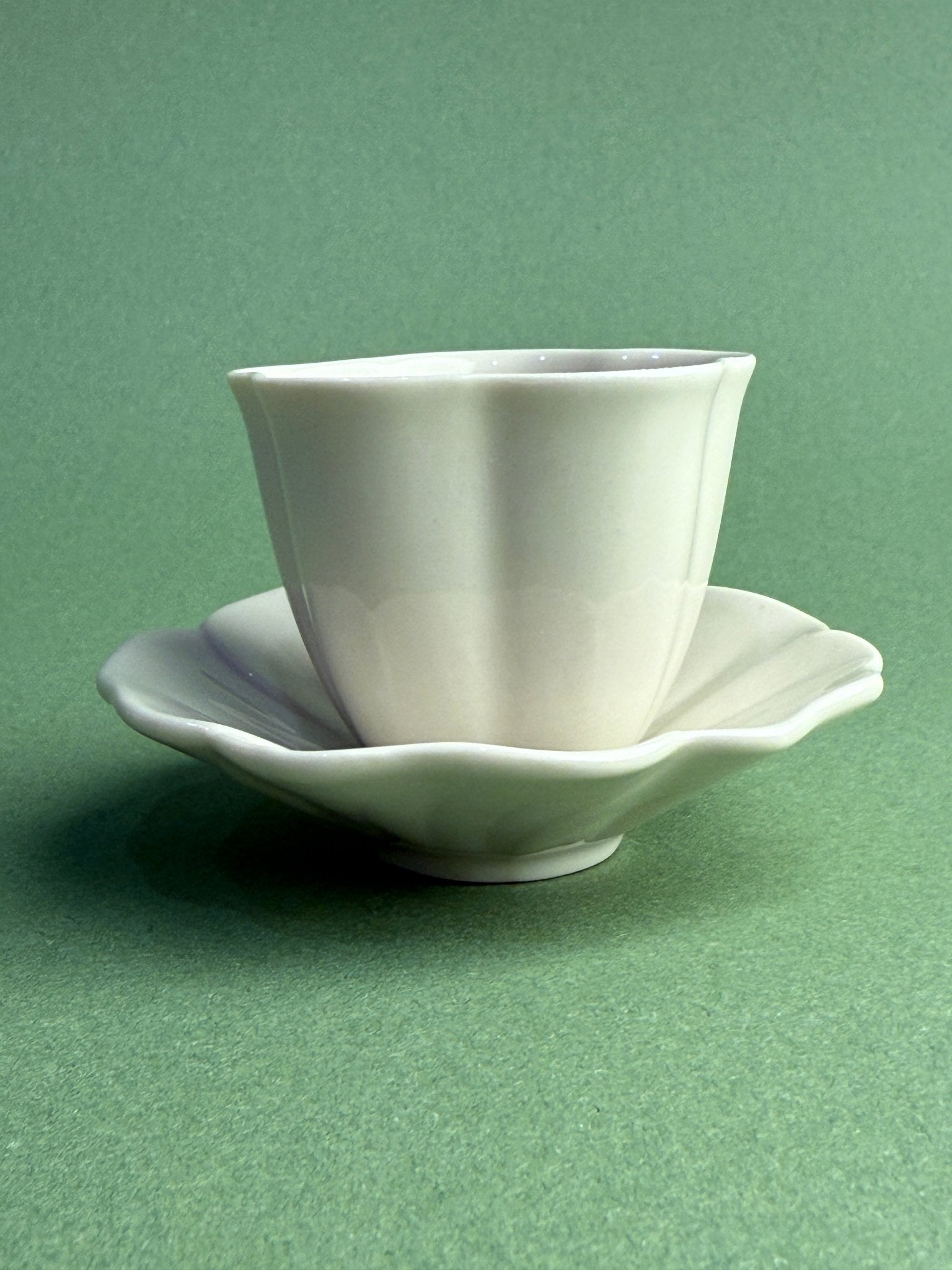 Plant Ash · Floral Tea Cup + Saucer Set - Moonlight Friday