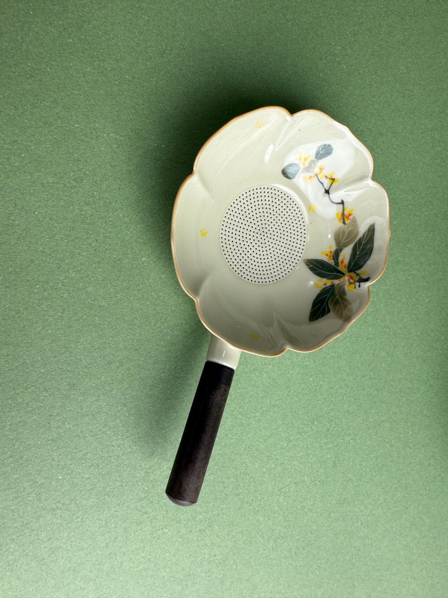 Plant Ash Wooden Handle Tea Strainer - Moonlight Friday