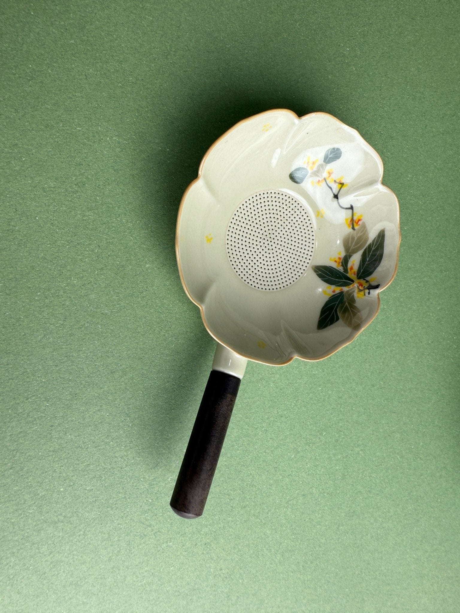 Plant Ash Wooden Handle Tea Strainer - Moonlight Friday