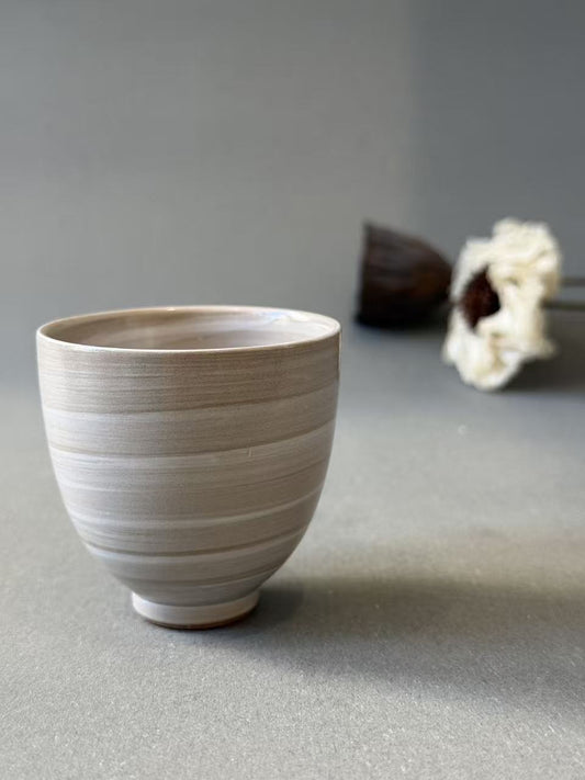 Powder-Drawn Glaze Straight Cup - Moonlight Friday