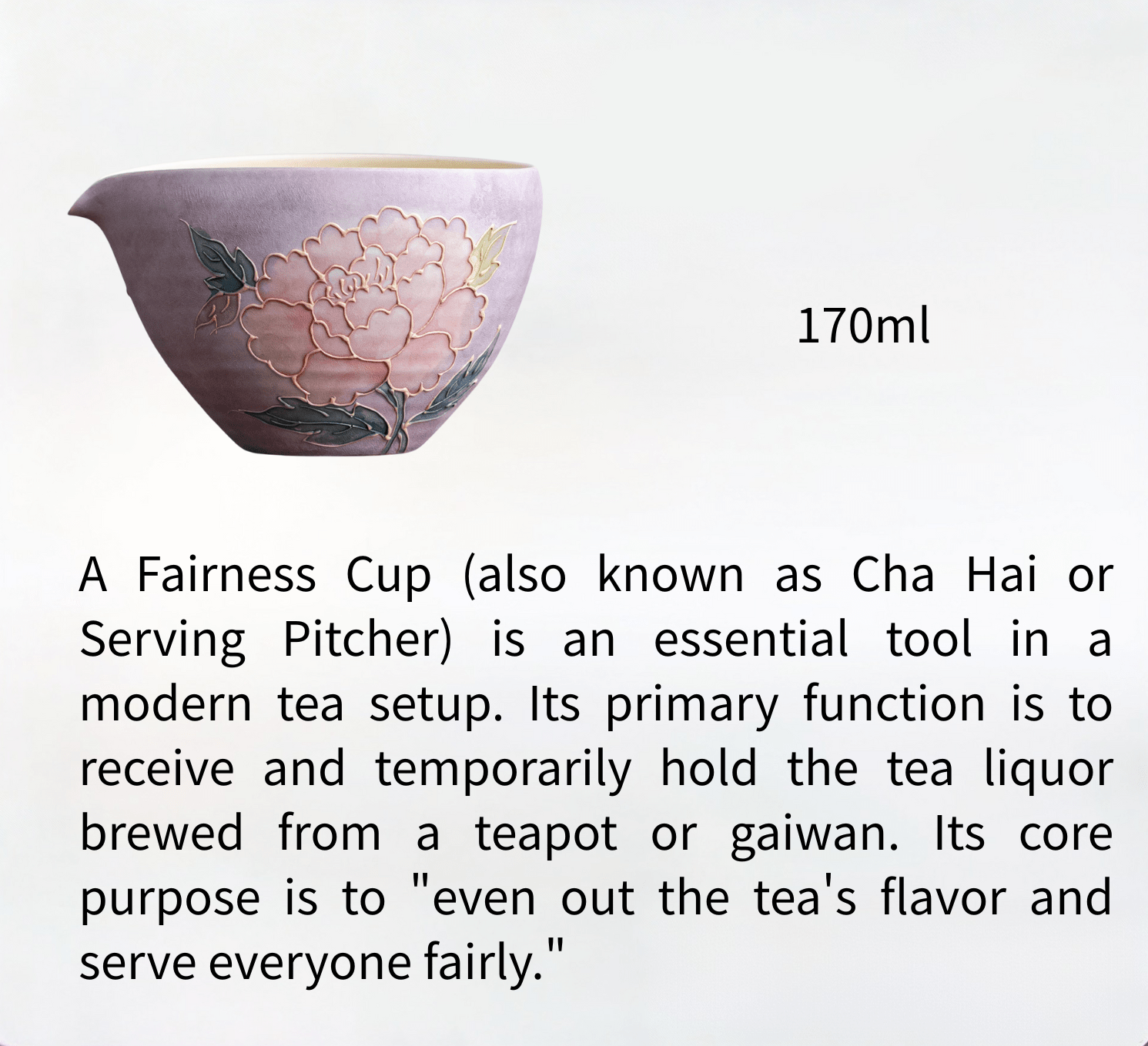 Hand-Painted Rustic Tea Cup, Fair 170ml Dehua Coarse Pottery Elegant Design - Moonlight Friday
