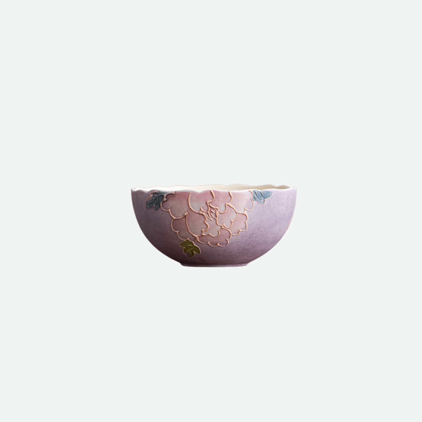 85ml Dehua Wide Rim Cup - Rustic Hand-Painted Earthenware - Moonlight Friday