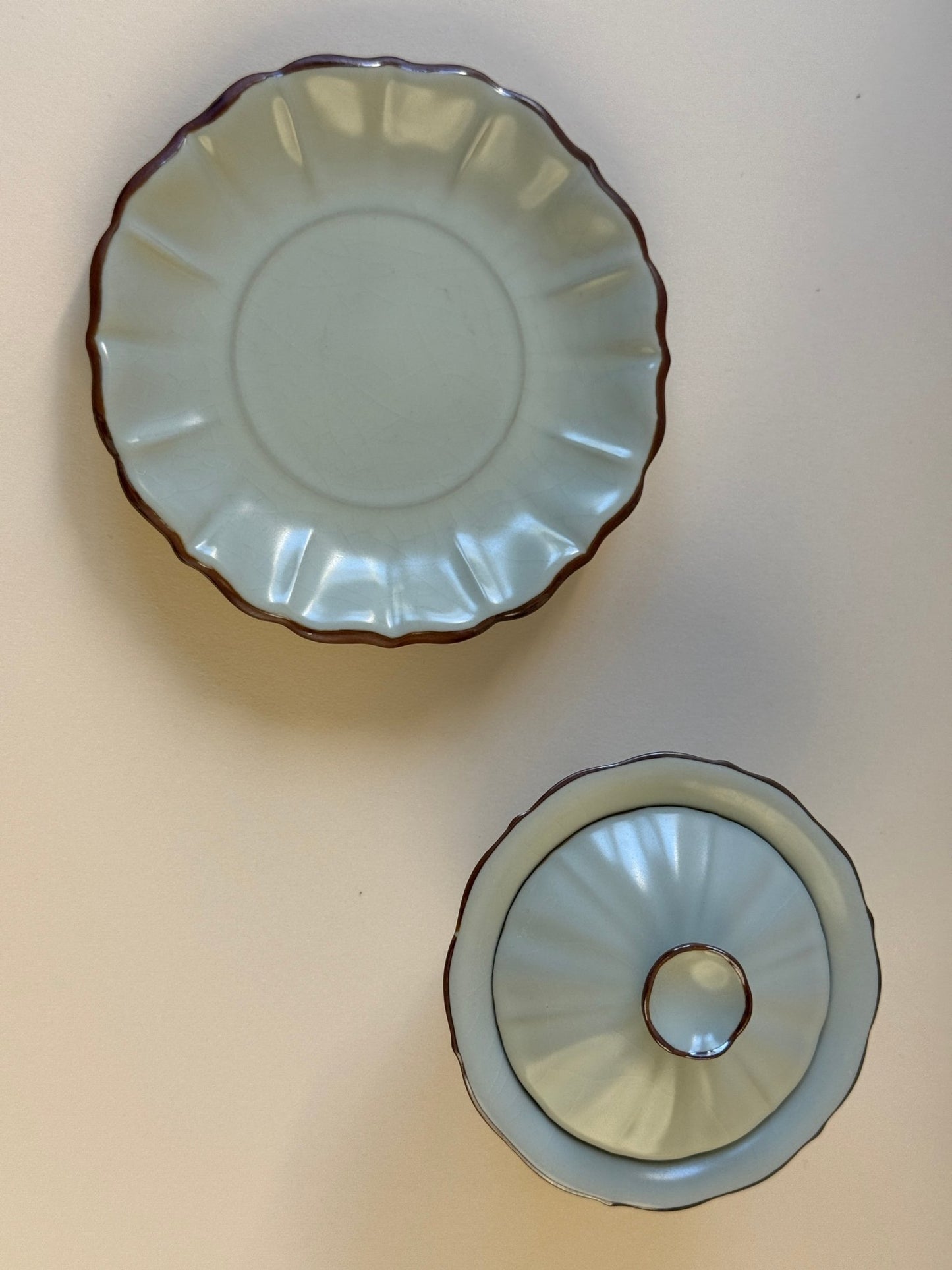 San-Cai Ru Kiln Gaiwan Set - Authentic Song Dynasty Style Teaware - Limited Edition - Moonlight Friday